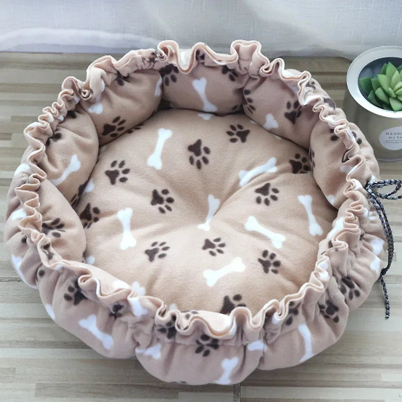 Soft Cotton Dog Bed - Winter Warm Cushion - Image 5