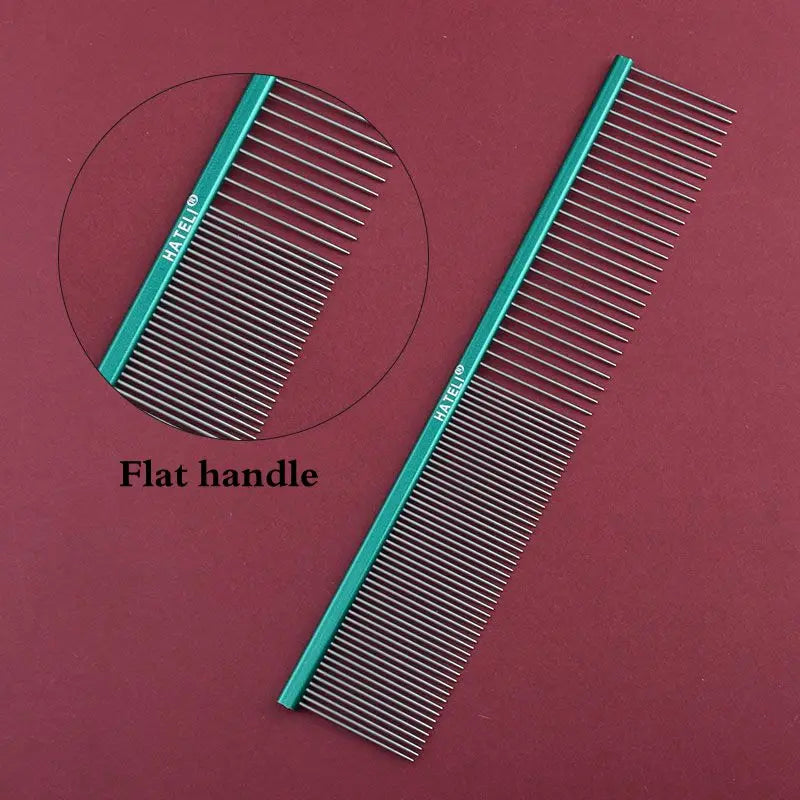 Light Aluminum Pet Comb Professional Dog Grooming Tool 5 Colors - Image 20