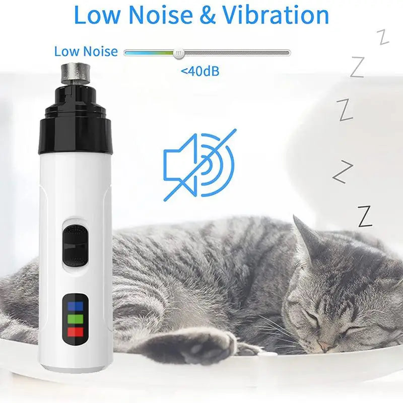 Electric Pet Nail Trimmer - USB Rechargeable - Image 5