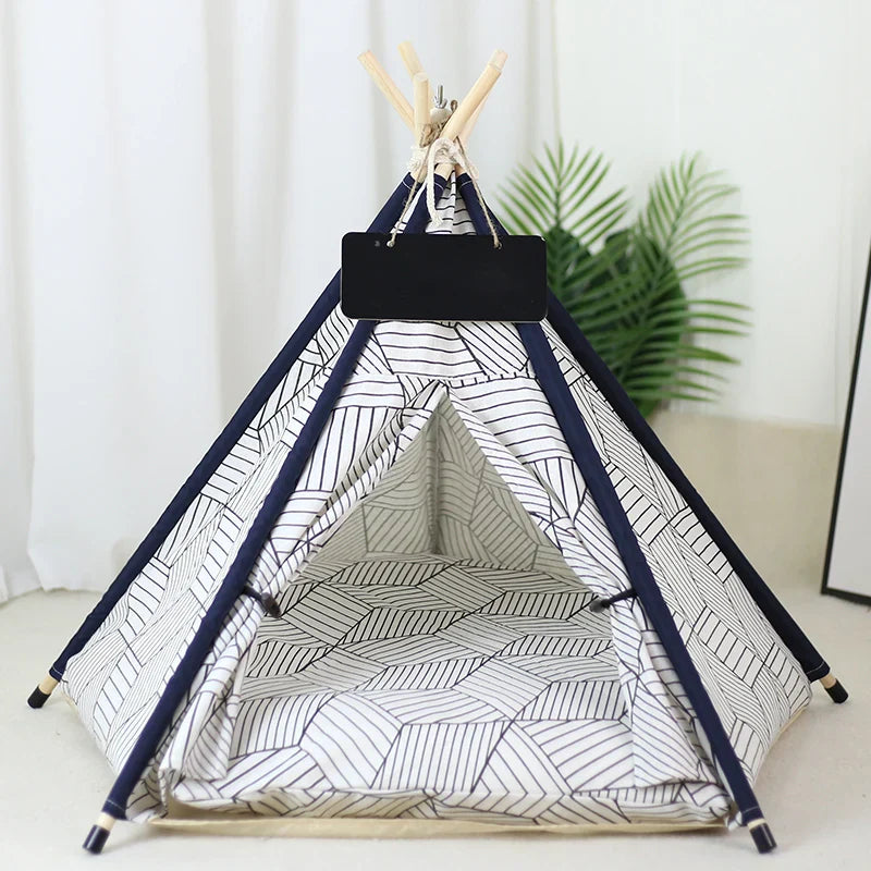 Tent with Washable Cushion Indoor Pet Bed - Image 14