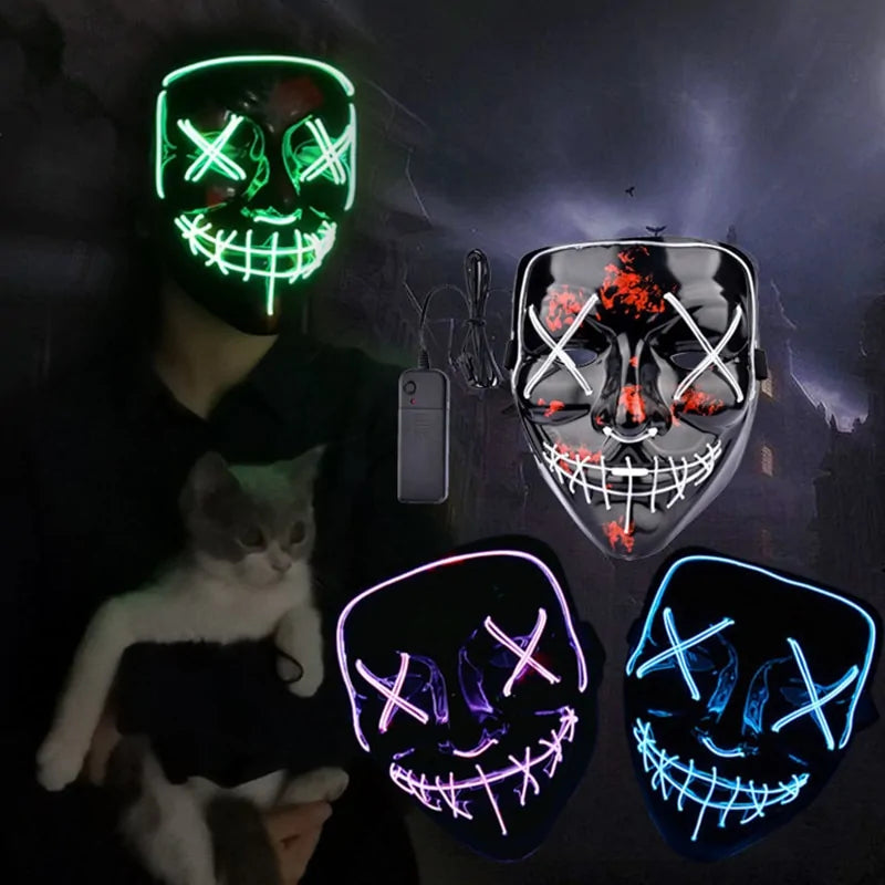LED Halloween Party Masque - Image 9