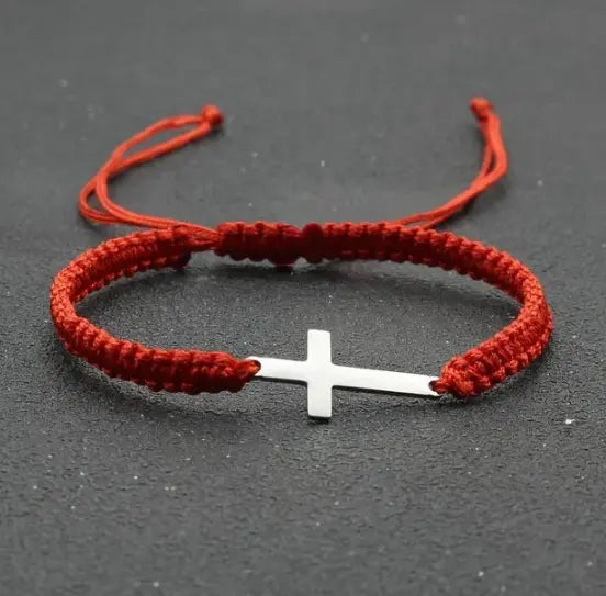 Rope Cross Bracelet - Image 6