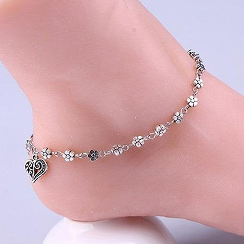 anklets of silver