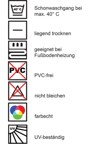 Teppich LifeStyle-Mat Vorteile, Teppich waschbar, Fußmatte waschbar, Matte waschbar, waschbarer Teppich, waschbare Fußmatte, waschbare Matte, Teppich PVC-frei, Fußmatte PVC-frei, Matte PVC-frei, Teppich UV-beständig, Fußmatte UV-beständig, Matte UV-beständig