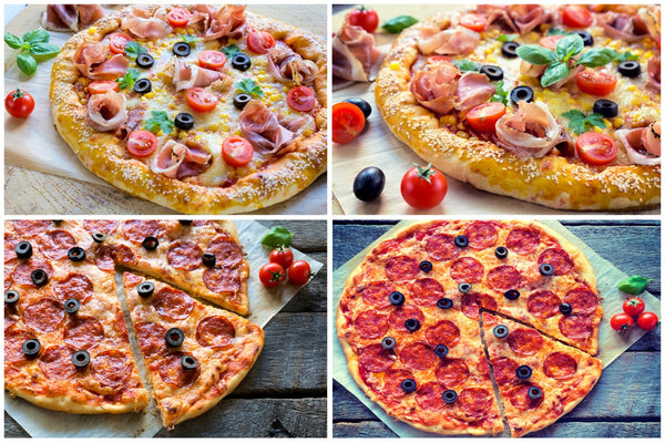 different pizza flavors