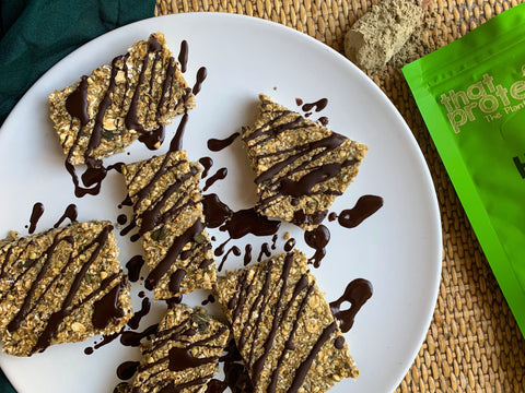 Hemp Protein and Coconut Granola Bars