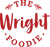 the wright foodie logo