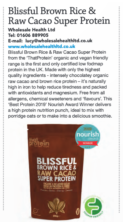 that protein featured in natural product news