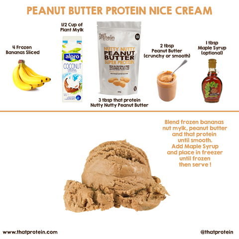 that protein - nutty nutty peanut butter NICE CREAM