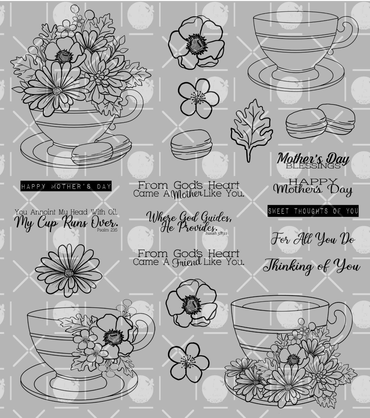 Cup of Joy Digital Stamp Set from Joy Clair Stamps