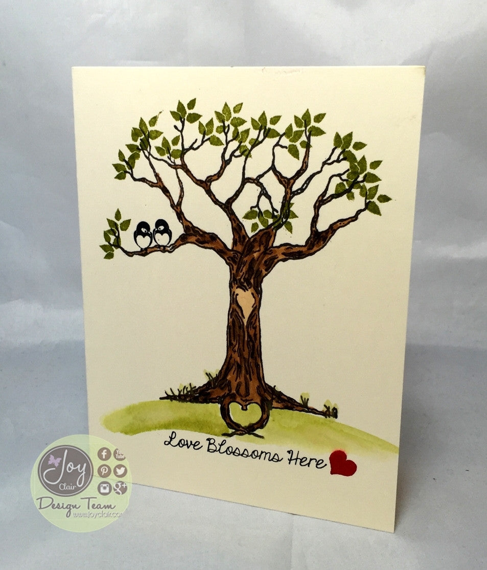 The Love Tree Clear Stamps