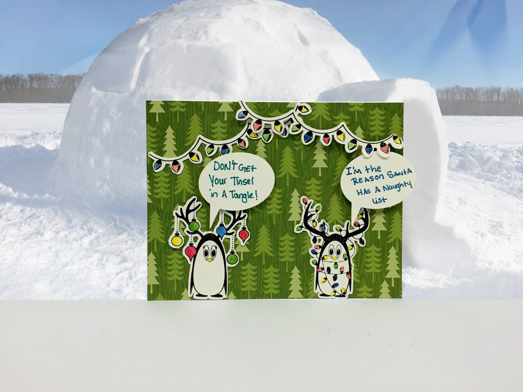 Christmas Penguins Clear Stamps Joy Clair 2