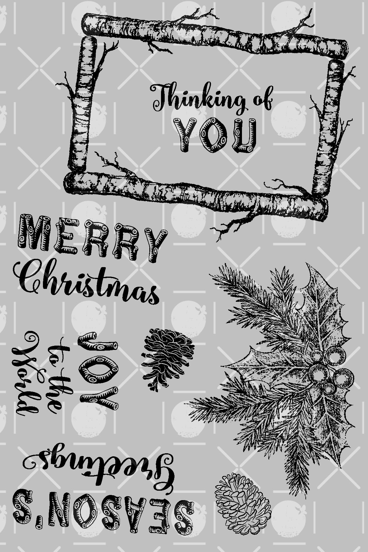 Rustic Christmas Sentiments