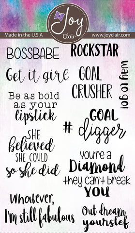 Boss Babe Clear Stamps