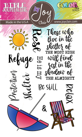 Shadow of the Almighty | Bible Journaling Clear Stamps