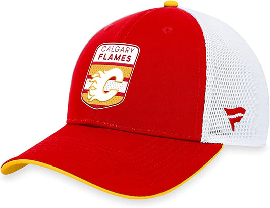 Carolina Hurricanes Fanatics Branded 2021 NHL Draft Authentic Pro On Stage  Trucker Snapback Hat - White/Red