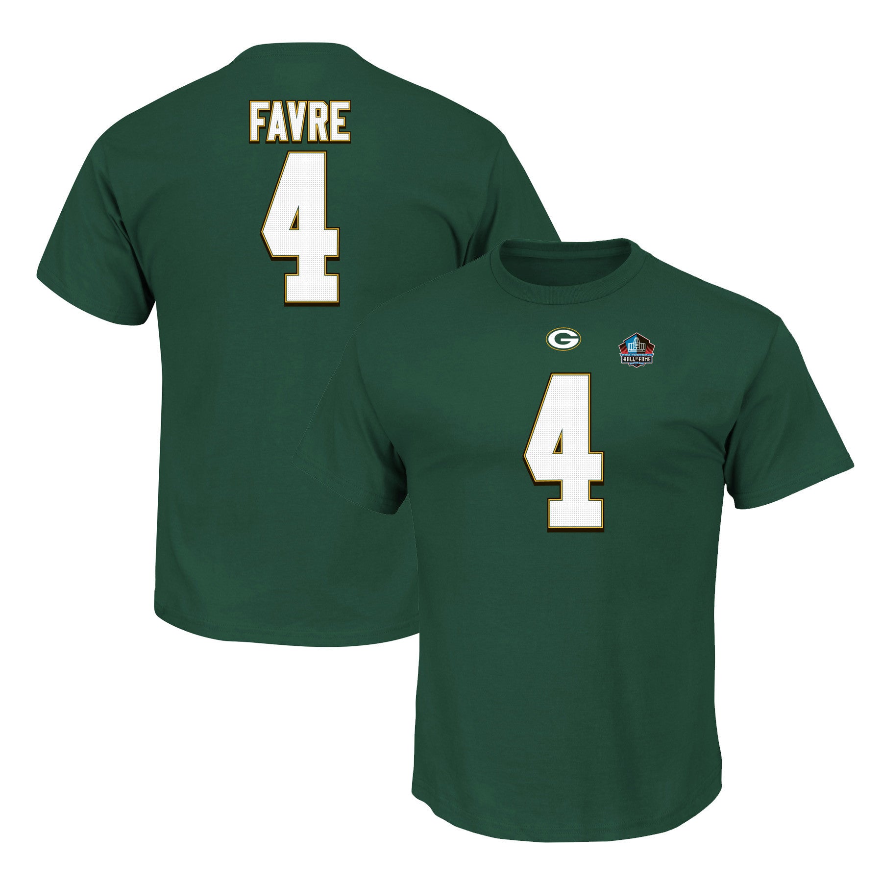 brett favre hall of fame shirt