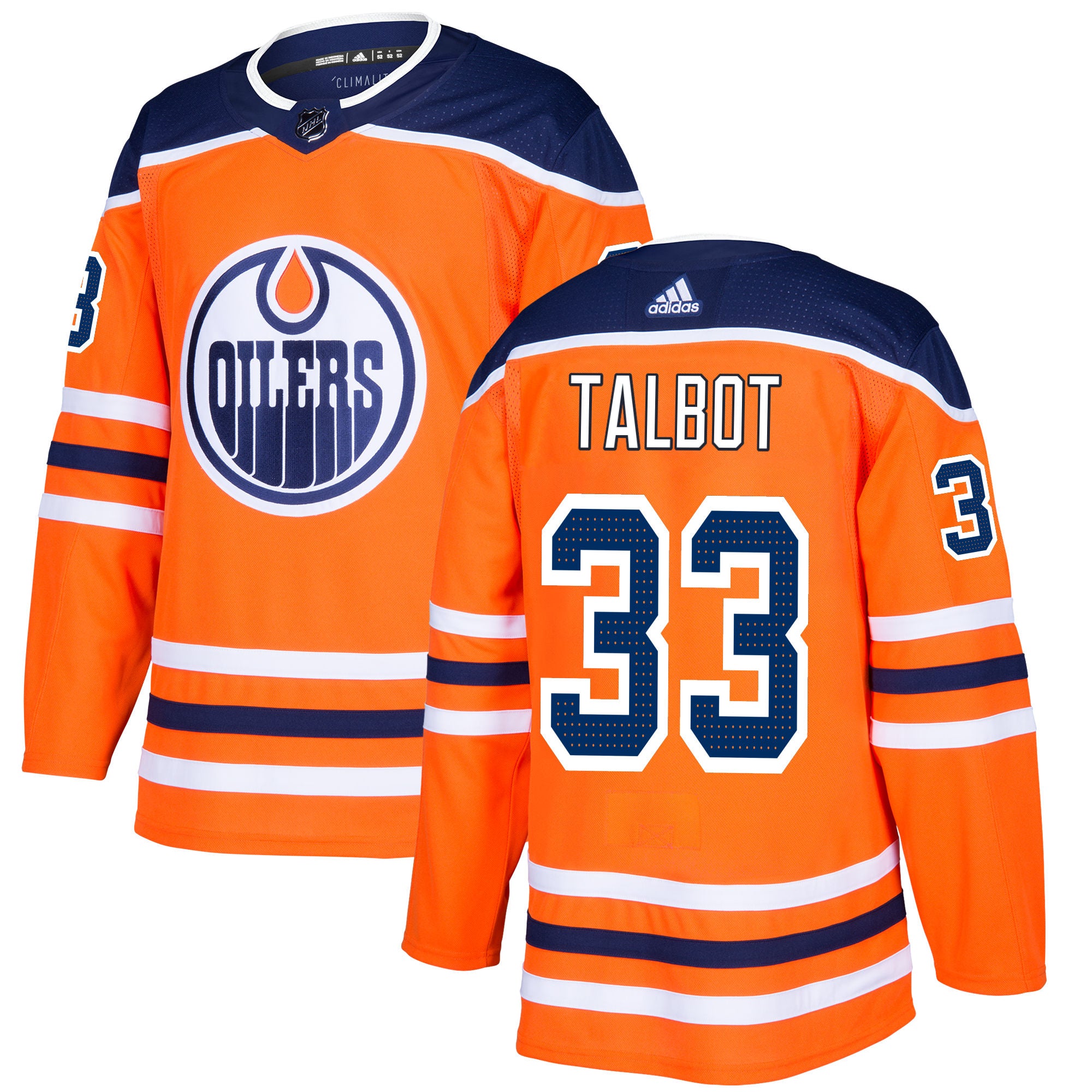 cam talbot oilers jersey