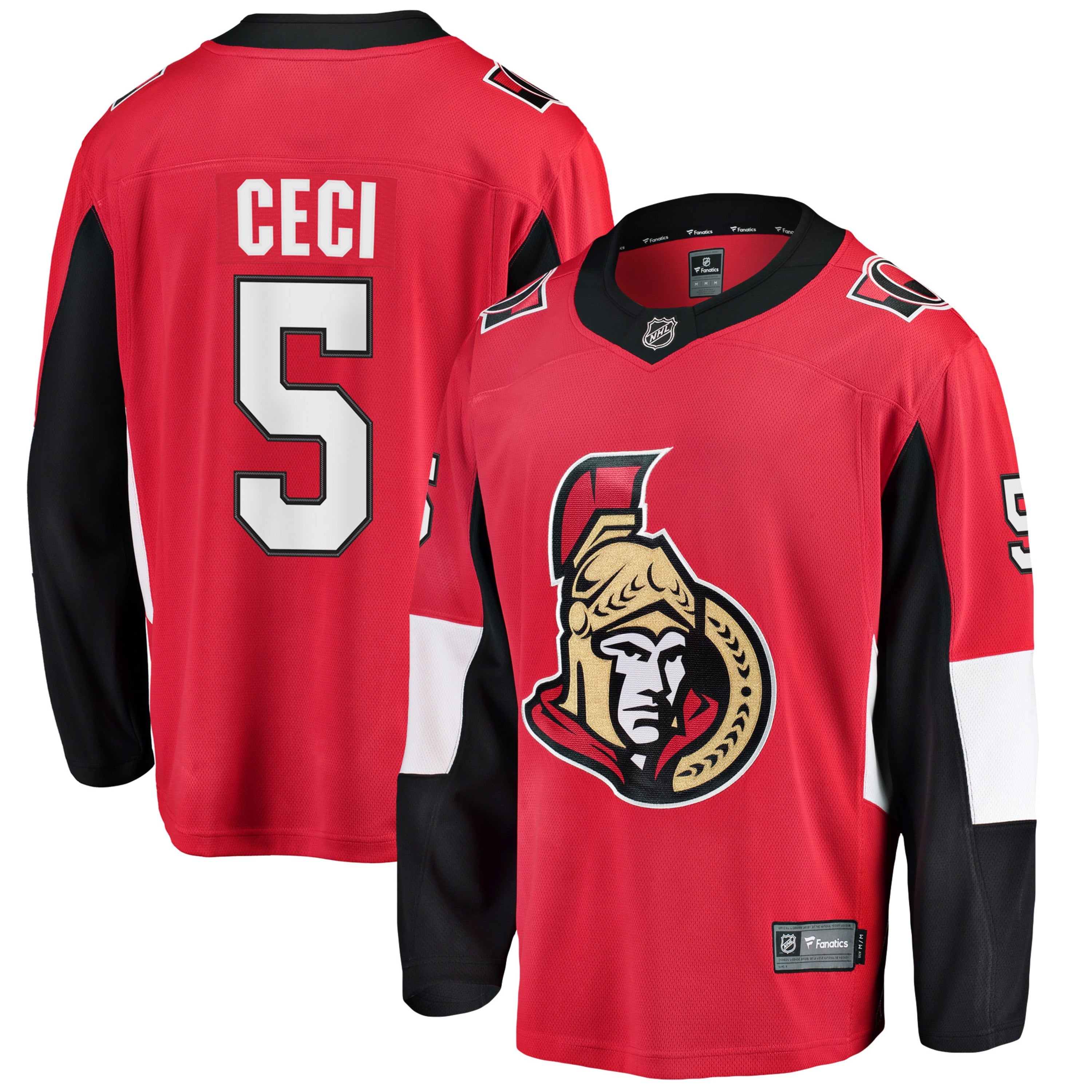 Cody Ceci Ottawa Senators NHL Fanatics 