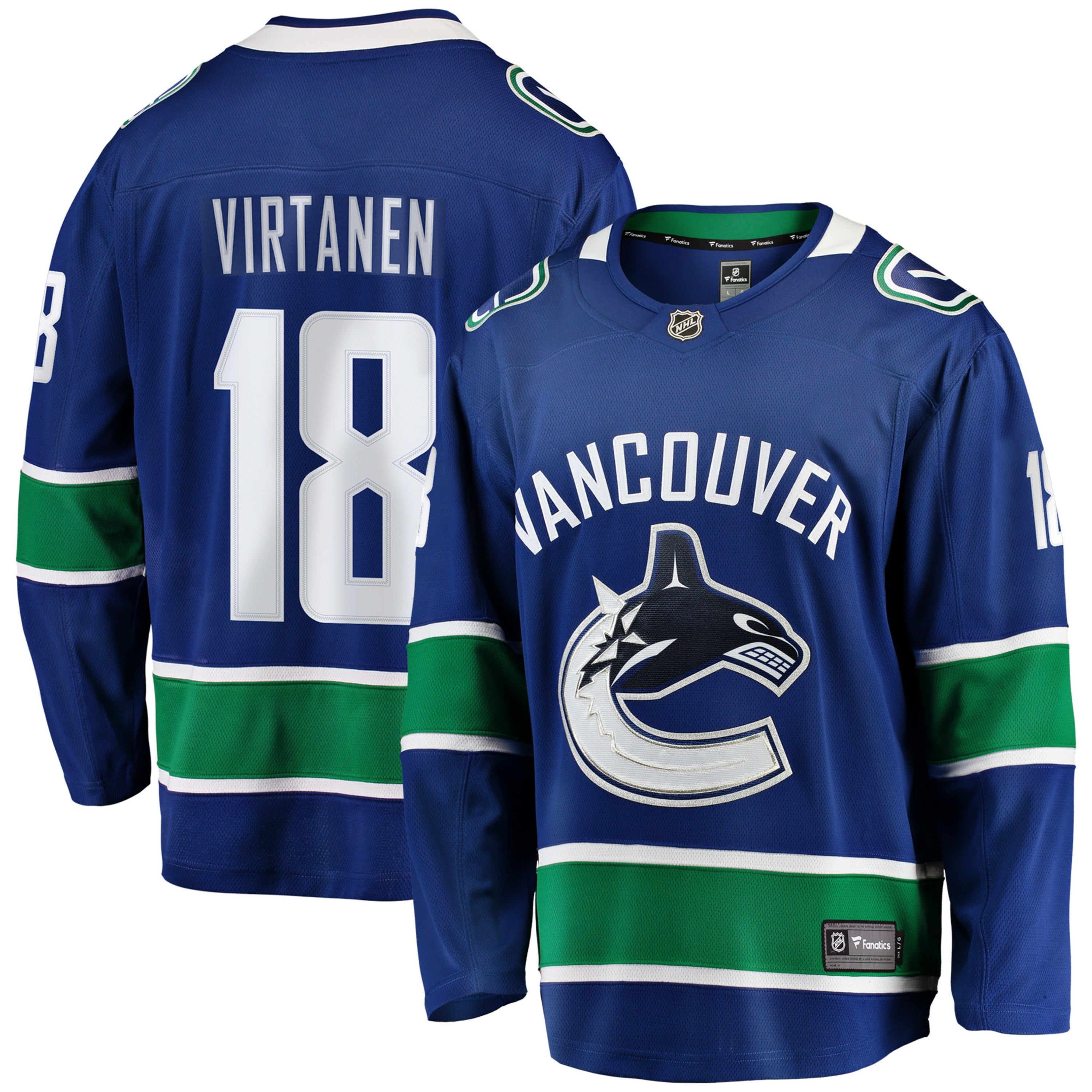 jake virtanen canucks jersey