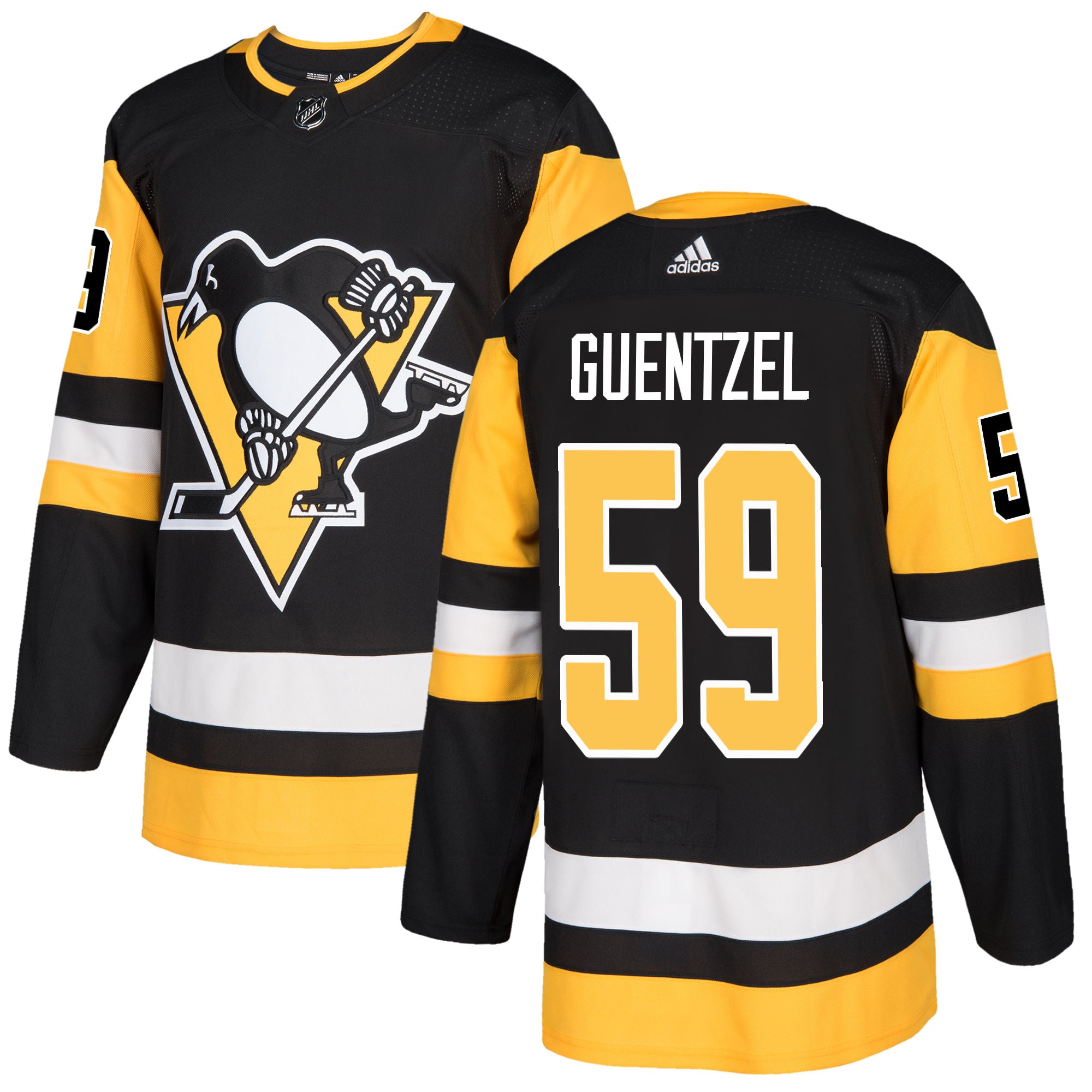 penguins home jersey color