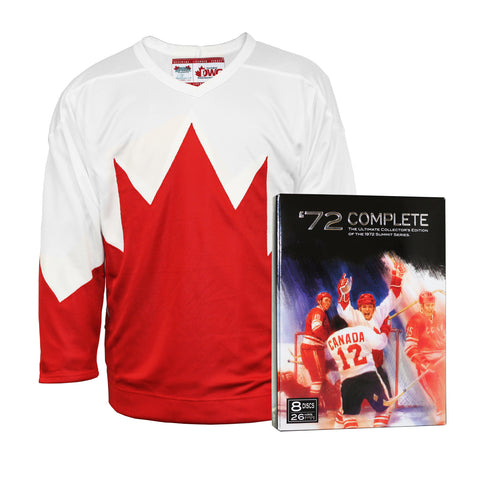 Team Canada 1972 Jersey With Bonus 8-Disc DVD set