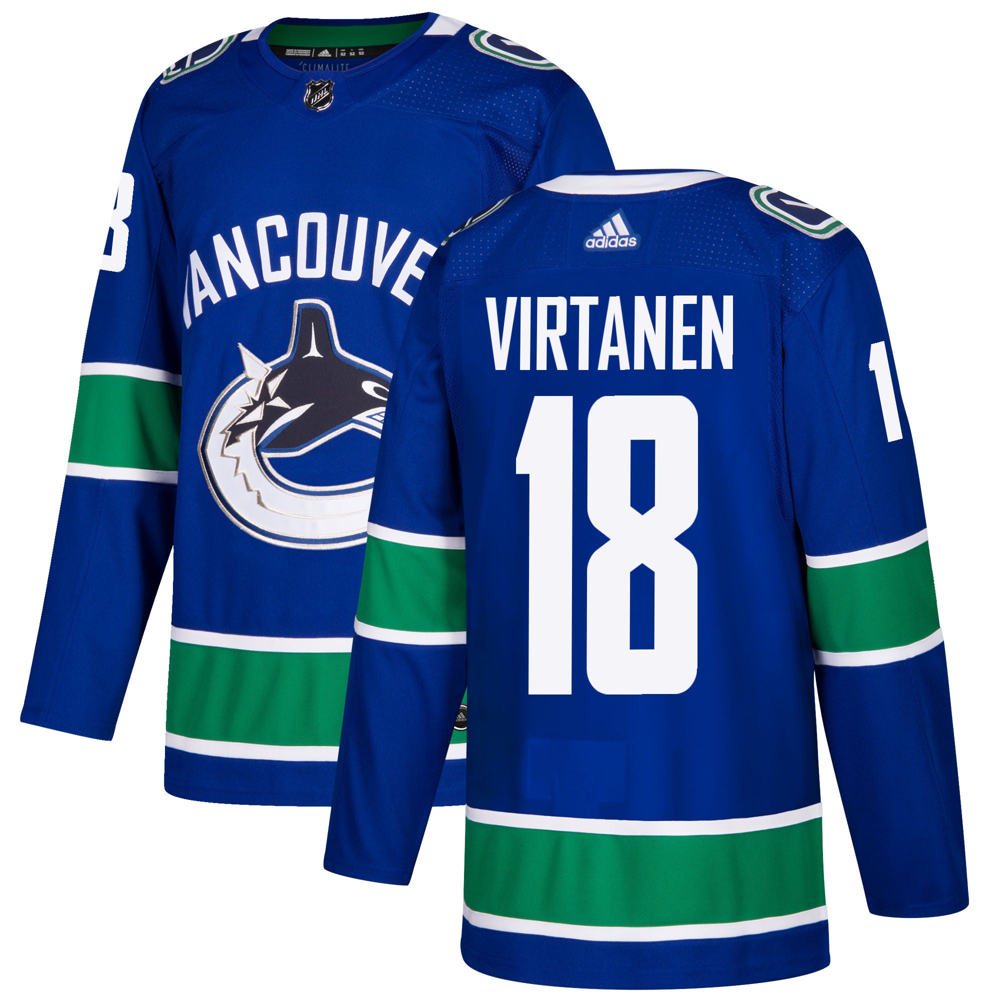 jake virtanen canucks jersey