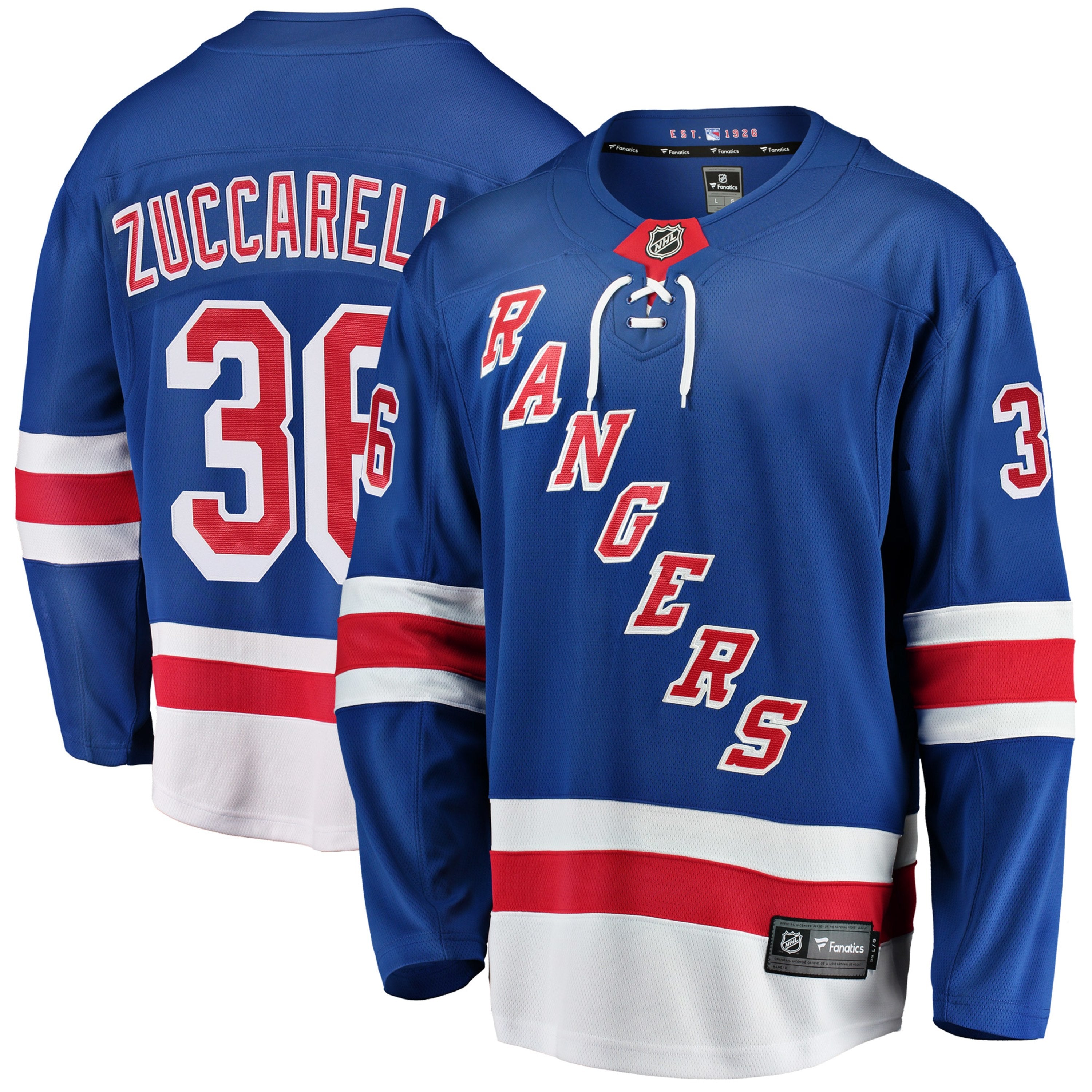 new york rangers mats zuccarello jersey