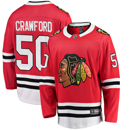 Connor Bedard Chicago Blackhawks Fanatics Home Red Breakaway Men's Jersey, Small