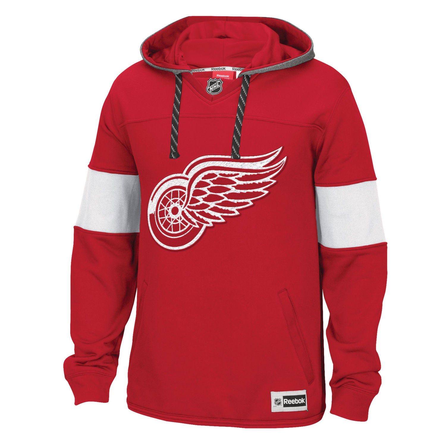 red wings zip up hoodie