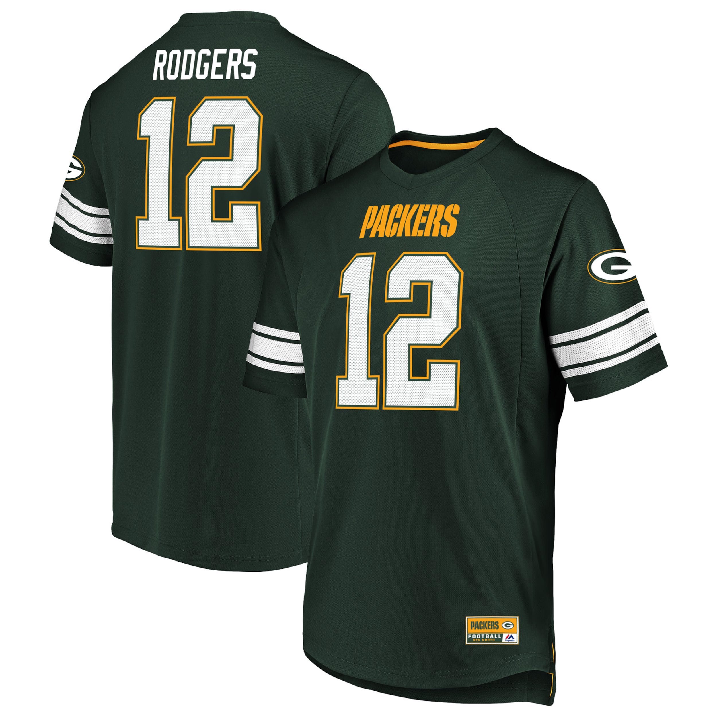 aaron rodgers on field jersey