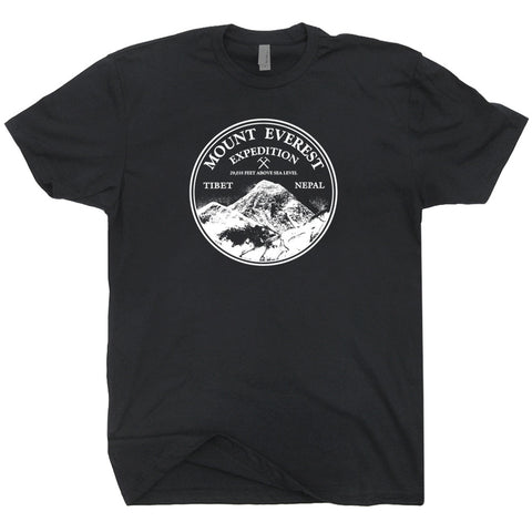 Mount Everest T Shirt | Mountain Climbing Shirt | Rock Climbing T Shirt ...