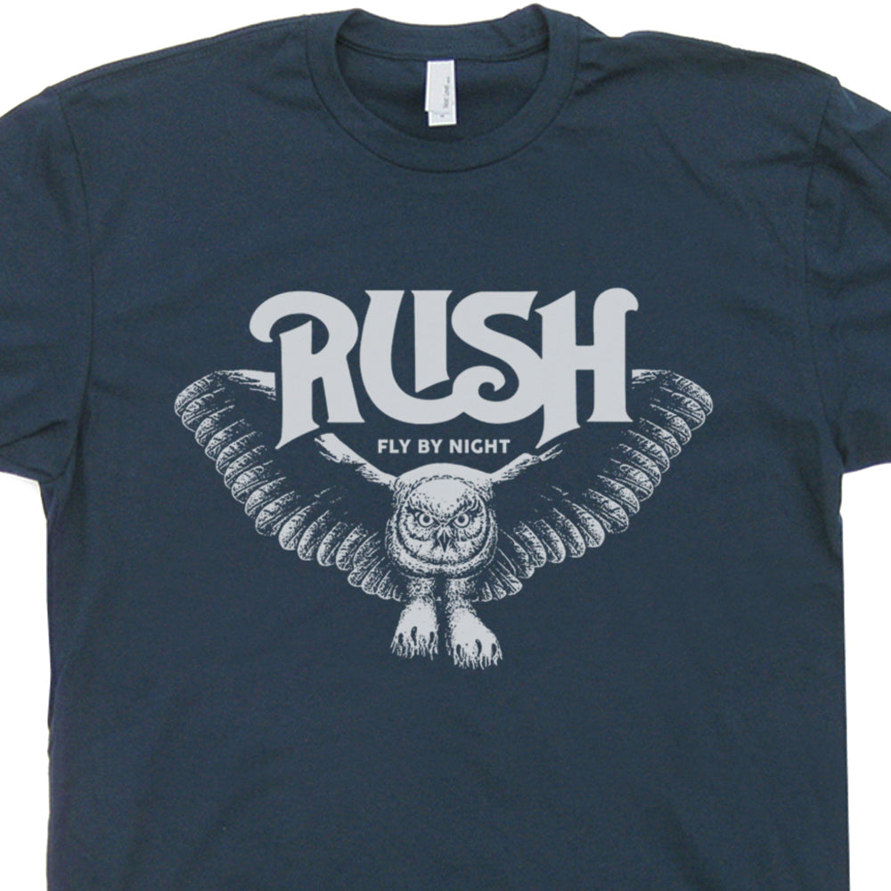 Rush T Vintage Classic Band Shirts Owl Shirt – Shirtstash