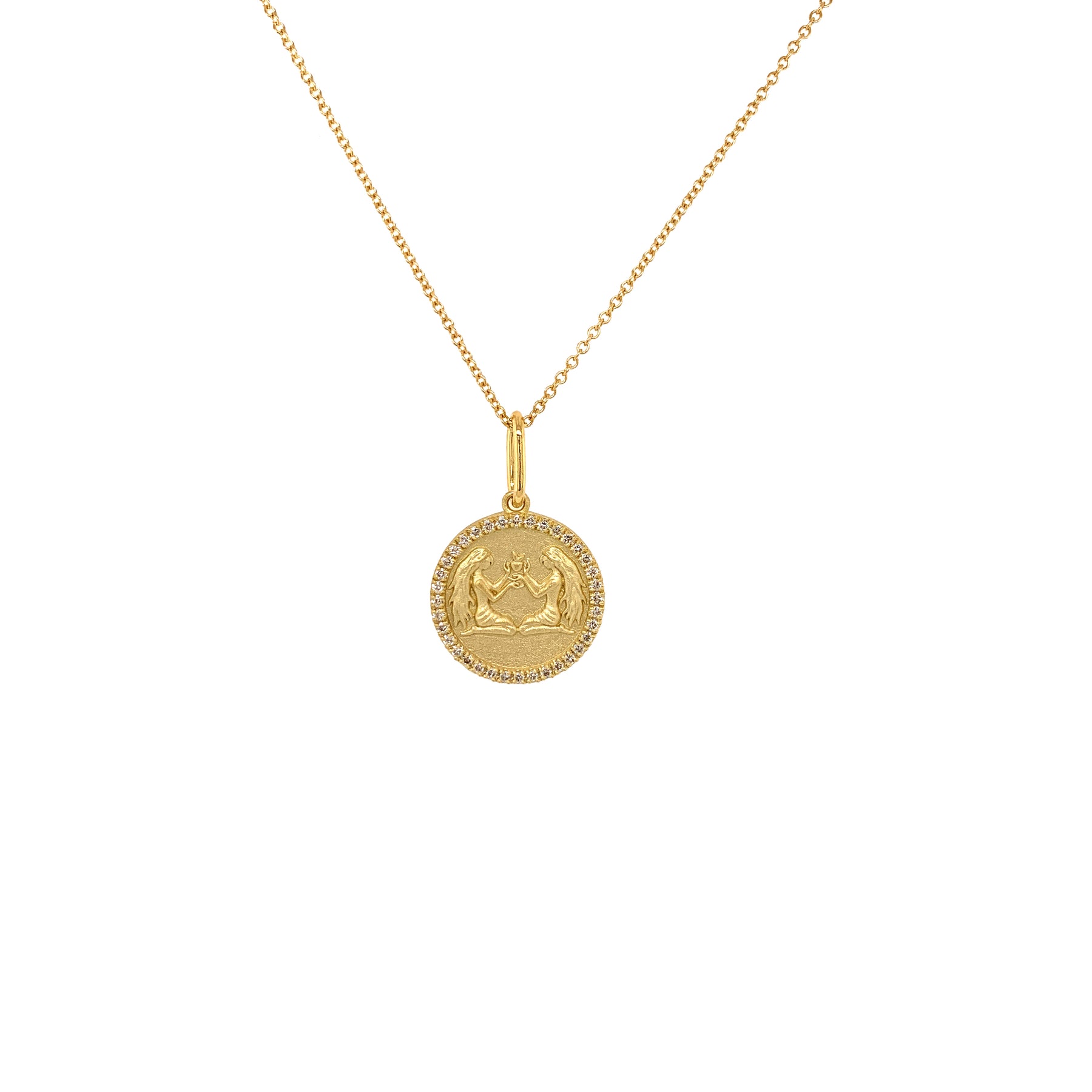 Gemini Zodiac Pendant May 22 - June 21 – Colette Jewelry
