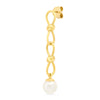 Earring Madame with pearl (pair)