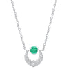 Emerald Moon Necklace