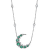 Emerald Moon Necklace