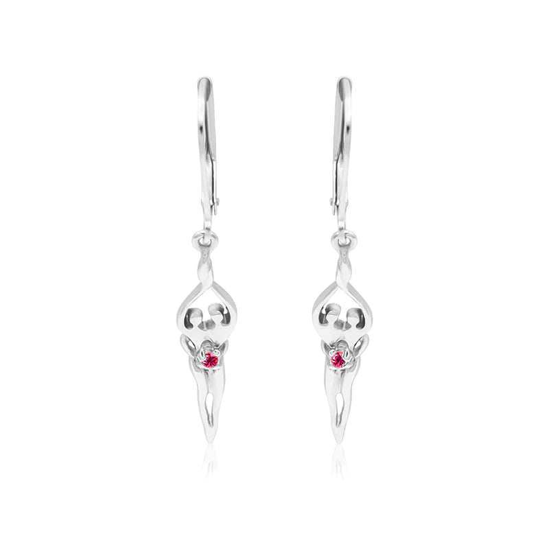 Medium Soulmate Earrings, 1 ¾
