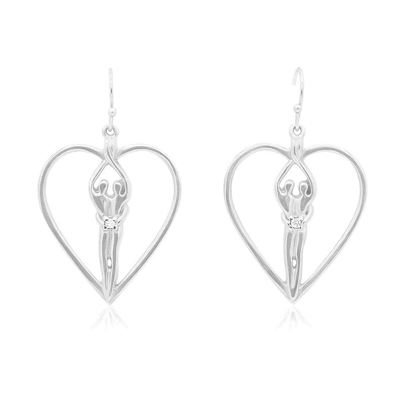 Soulmate Heart Earrings, 1