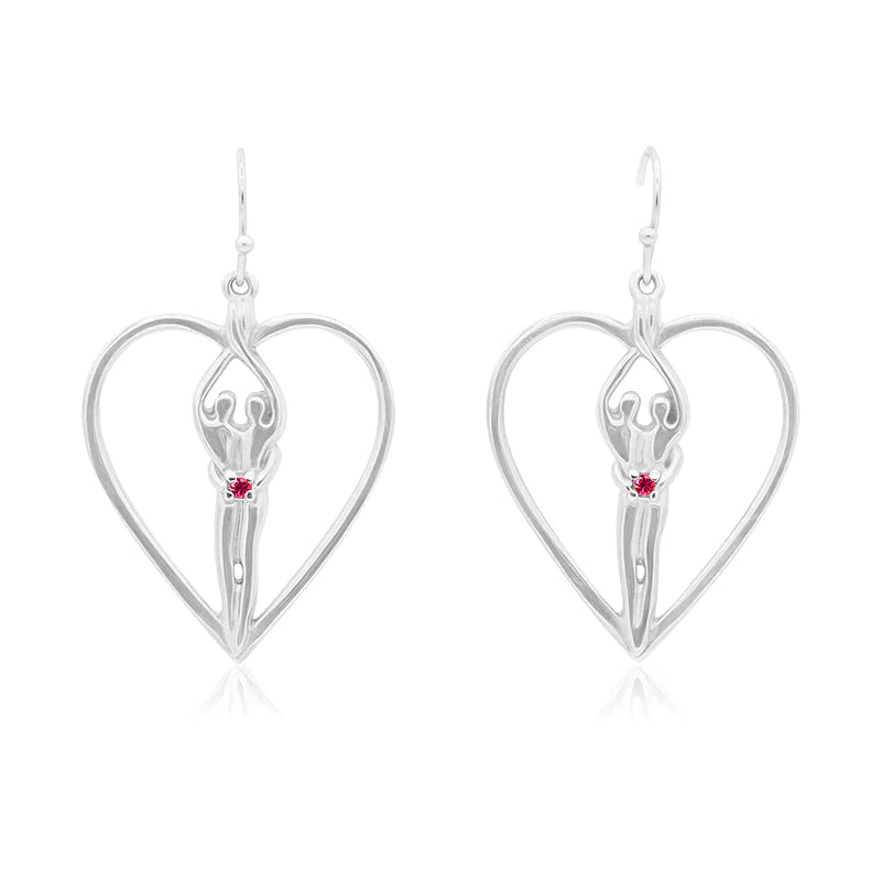 Soulmate Heart Earrings, 1