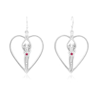 Soulmate Heart Earrings, 1