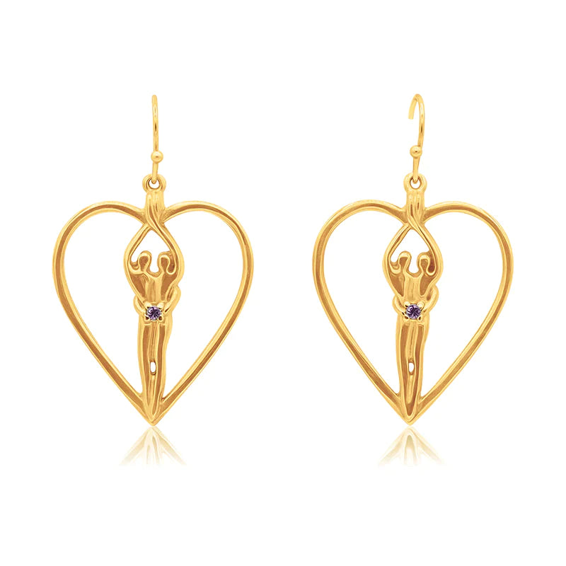 Soulmate Heart Earrings, 1