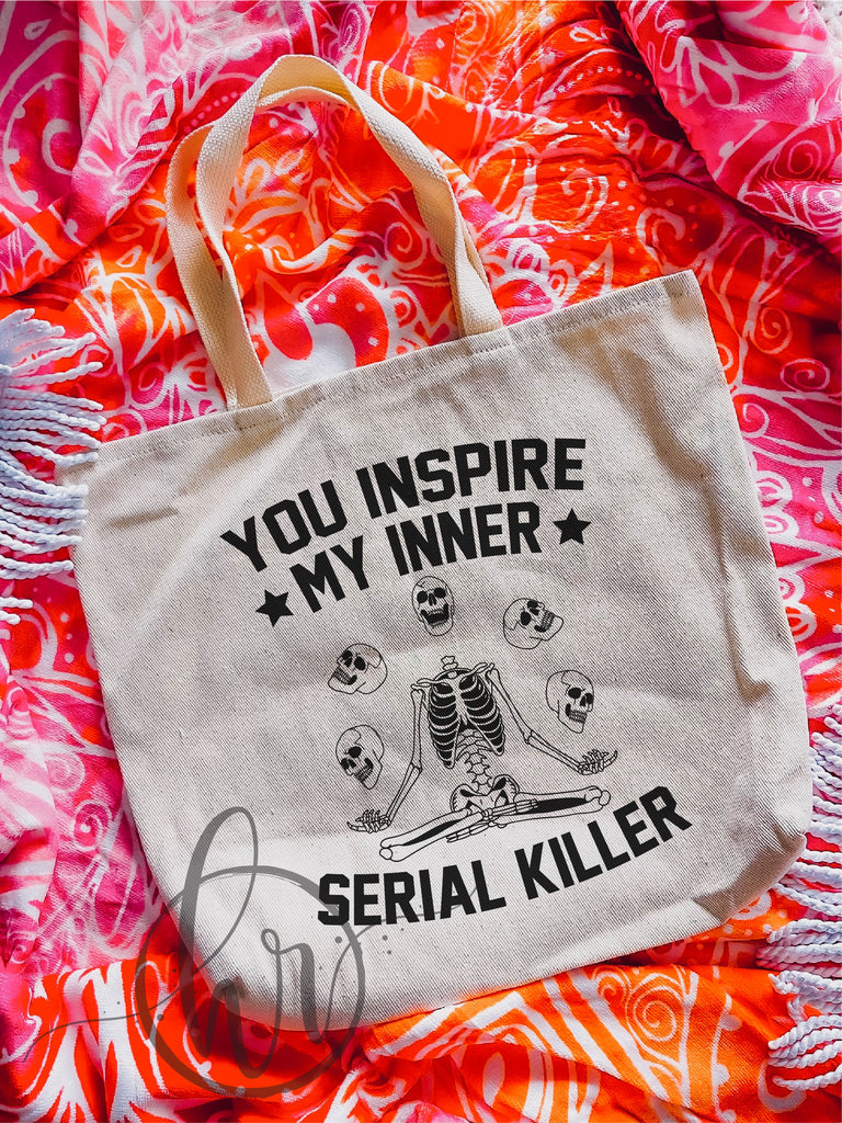 Let Me Seduce You With My Knowledge Of Serial Killers Tote Bag