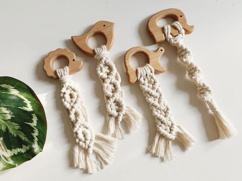 Eco Wooden Baby Teethers