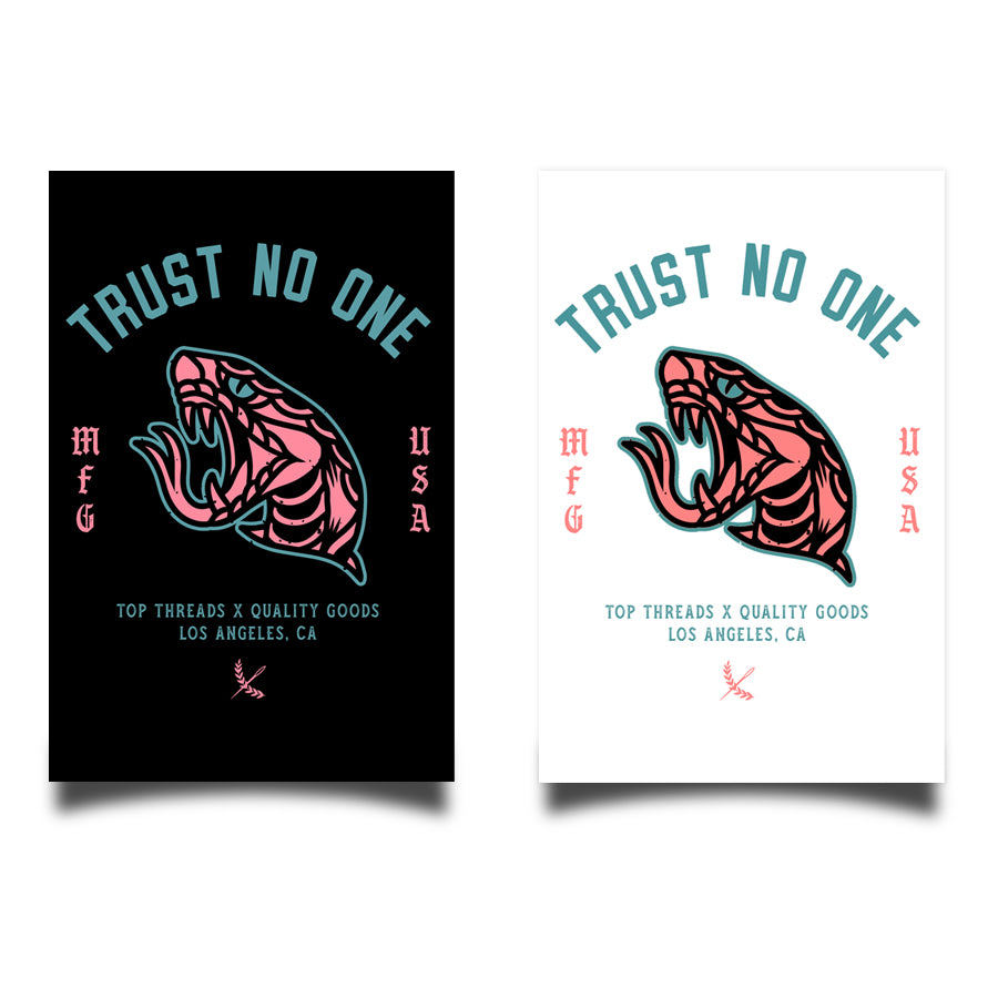 Trust No One Sticker Bundle - topthreads