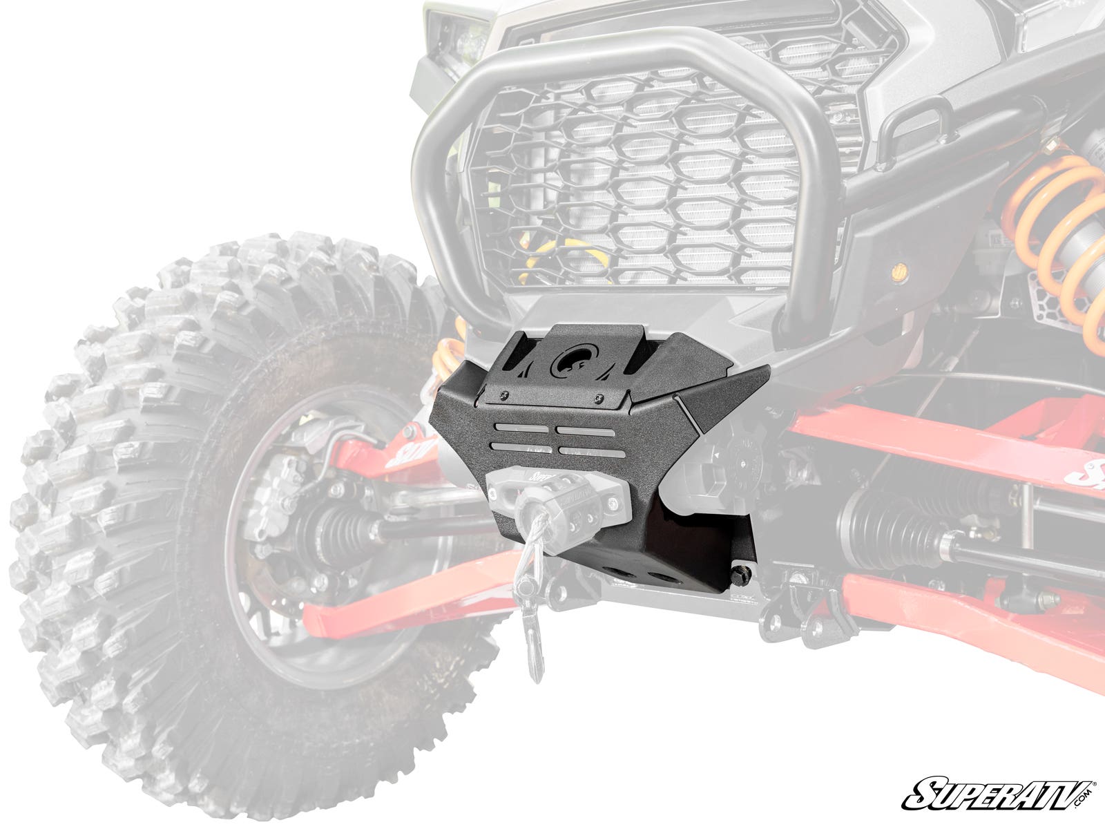 Super ATV POLARIS RZR XP WINCH MOUNT