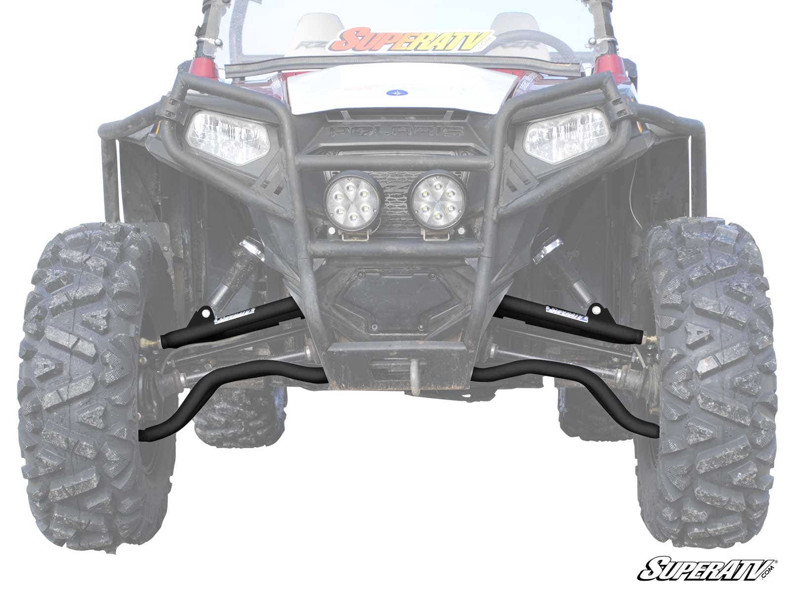 Super ATV POLARIS RZR S 800 HIGH CLEARANCE 1.5" FORWARD OFFSET A-ARMS
