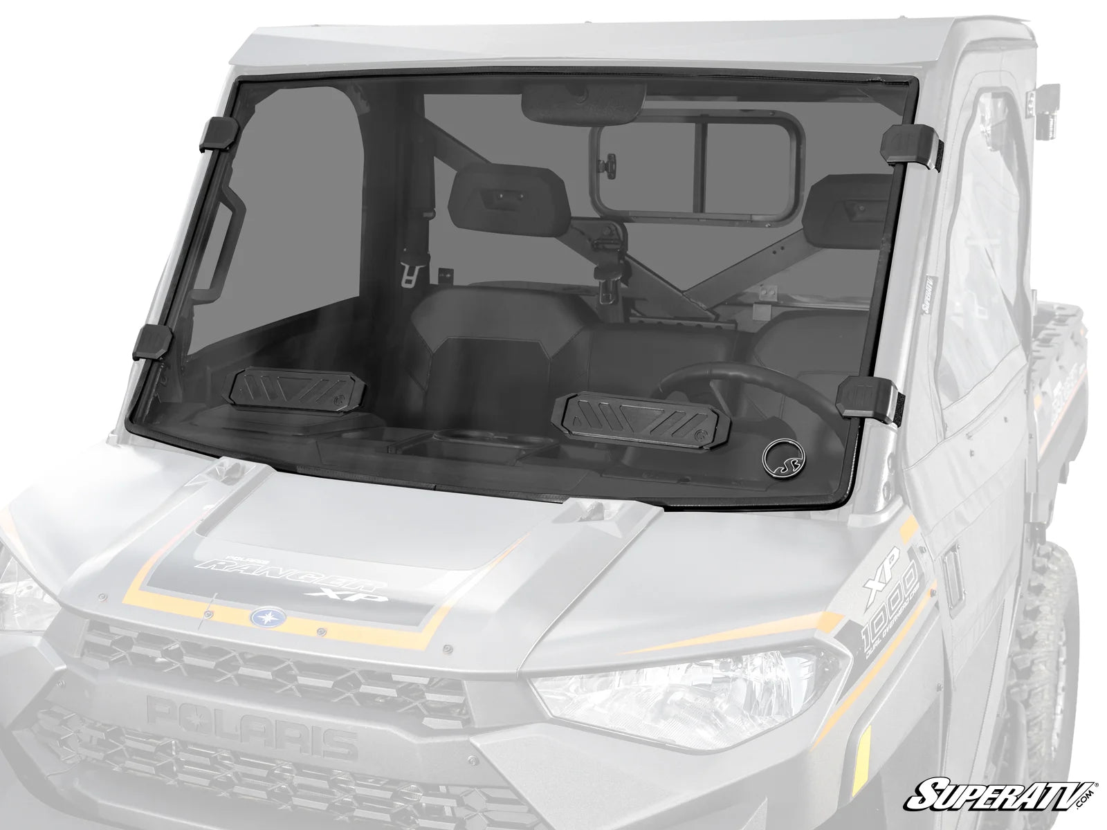 Super ATV POLARIS RANGER XP 1000 SCRATCH-RESISTANT VENTED FULL WINDSHIELD