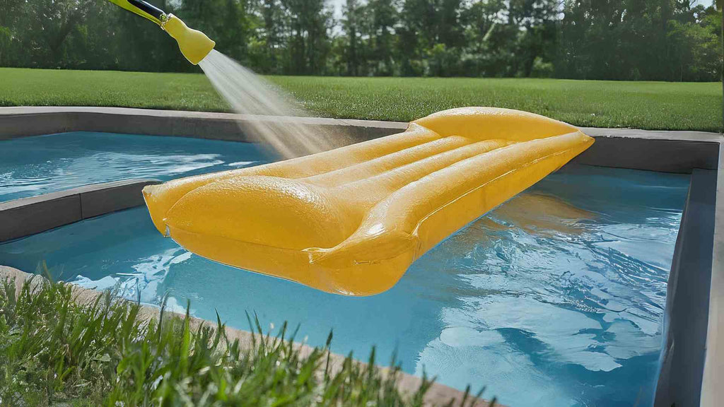 cleaning pool floats