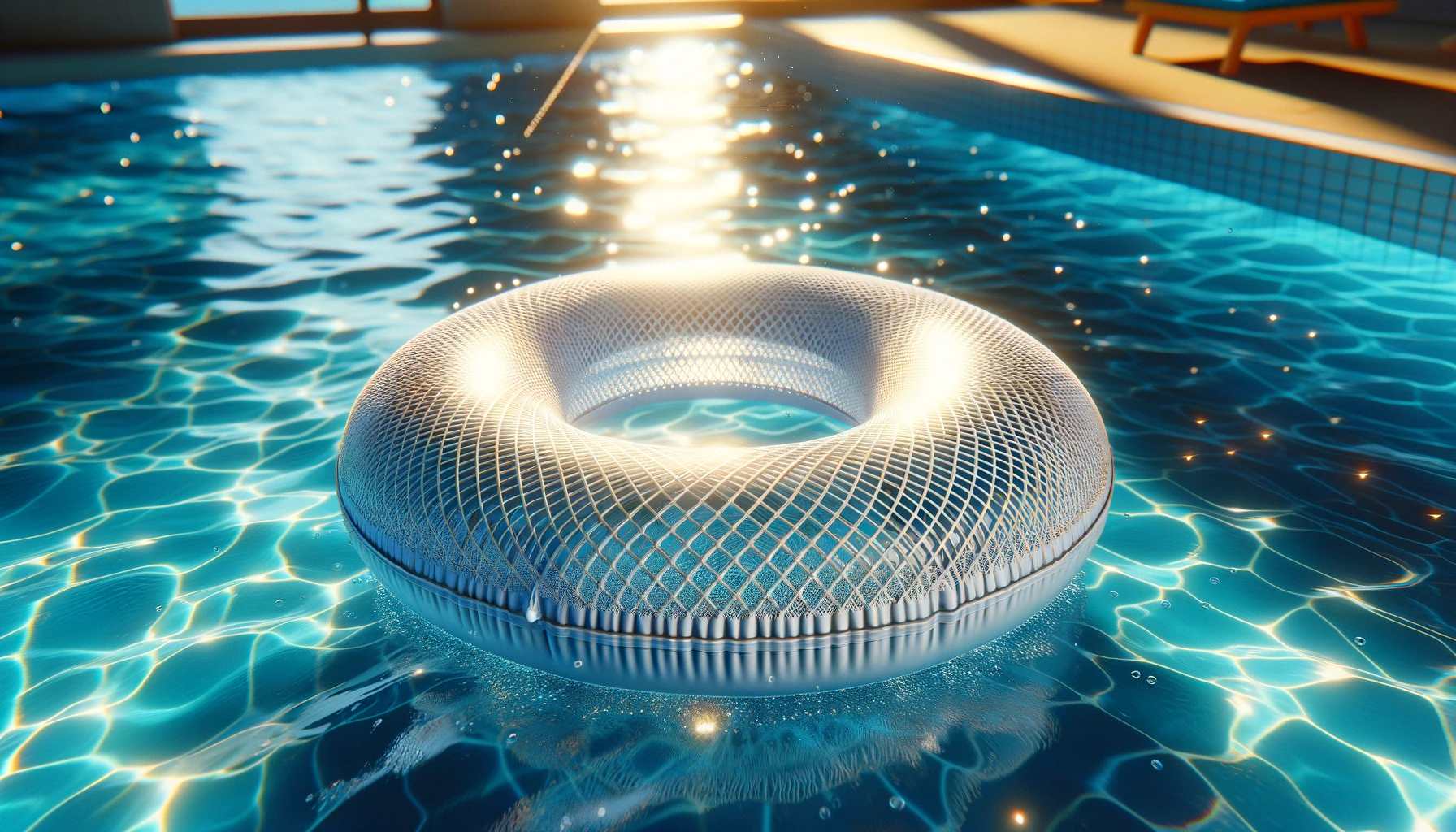 custom pool float made of polyester